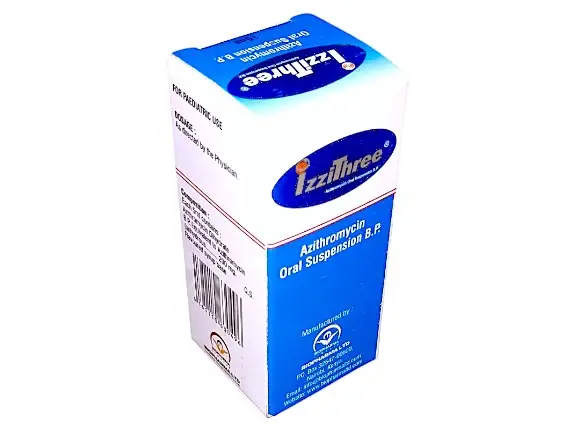 AZITHROMYCIN (IZZI-THREE) SUSP 15ML