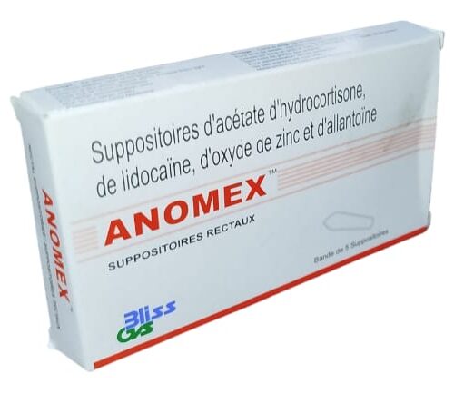 ANOMEX SUPPOSITORIES 5'S