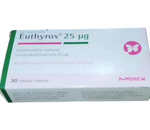 LEVOTHYROXINE(EUTHYROX) 25MG