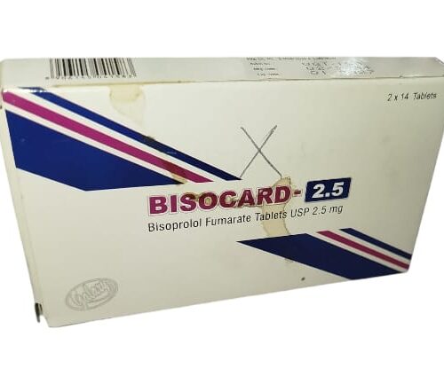 BISOCARD 2.5(BISOPROLOL 2.5MG) TABS 28'S