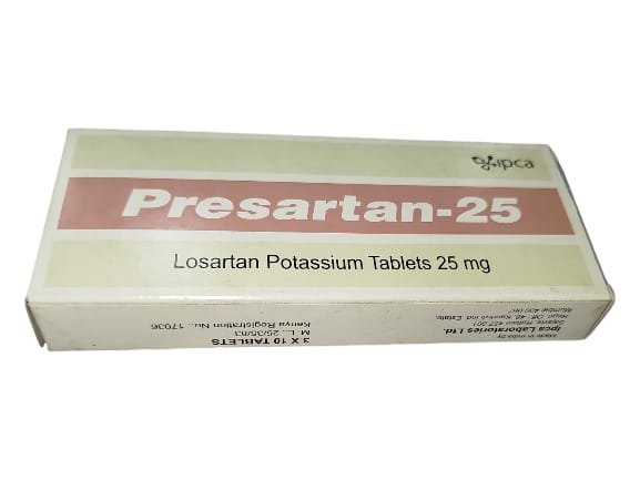 PRESARTAN 25MG TABS 30'S