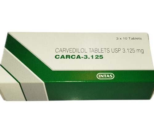 CARVEDILOL(CARCA) 3.125MG 30S