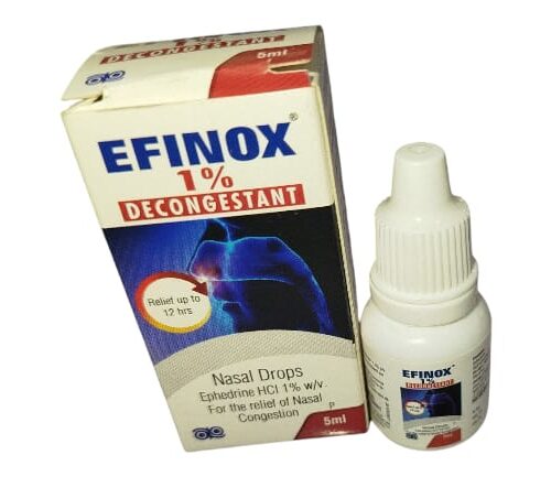 EFINOX 0.1% NASAL DROP 5ML (EPHEDRINE)