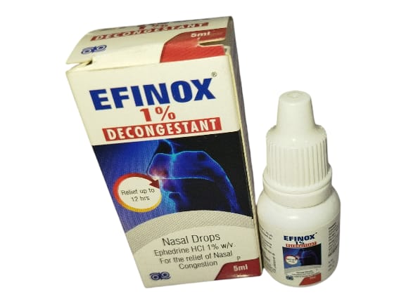 EFINOX 0.1% NASAL DROP 5ML (EPHEDRINE)