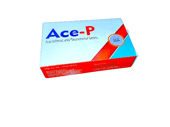 ACE-P (ACECLOTENAC 100MG & PARACETAMOL 325MG TABLETS) 30'S