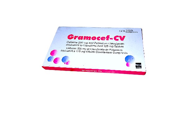 GRAMOCEF CV TABS 10'S