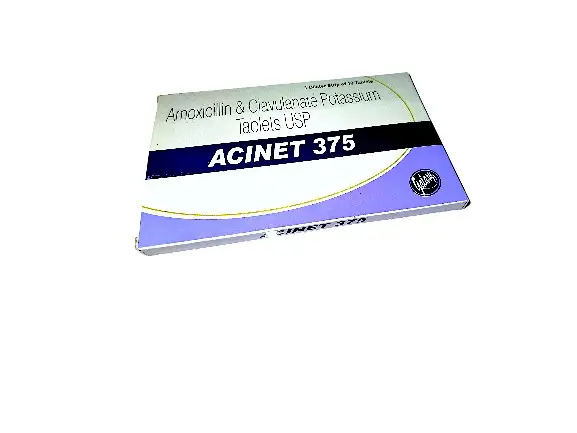 ACINET 375MG TABS 10'S