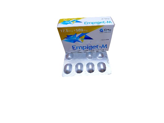 EMPIGET M 12.5/500MG 28S