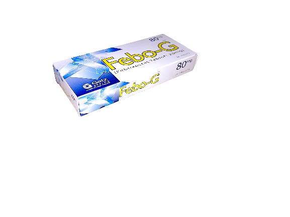 FEBUXOSTAT(FEBO-G) 80MG 20S