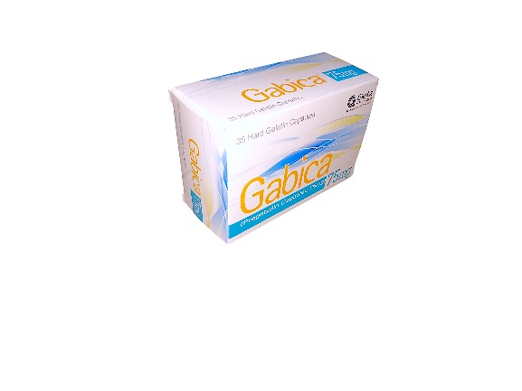 GABICA 75MG CAPS 35'S