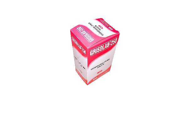 GRISEOFULVIN (GRISOLAB) 250MG TABS) 100'S