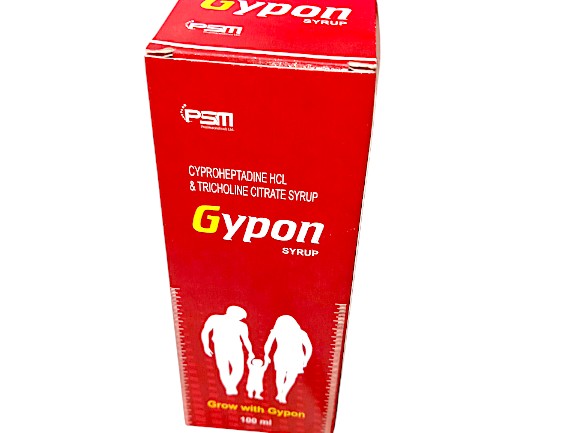 Gypon Syrup (cyproheptadine) 100ml