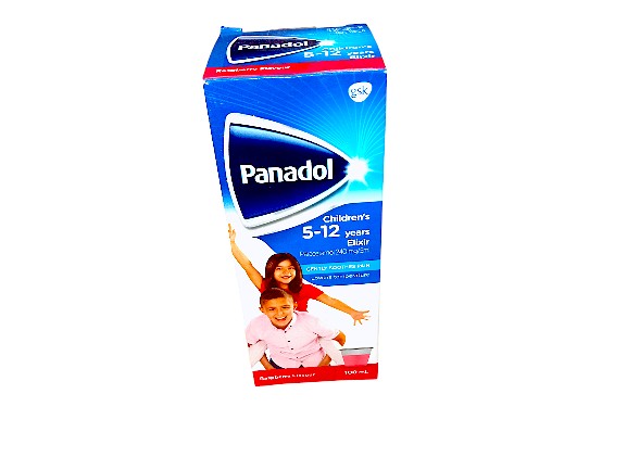 PANADOL 5-12 ELIXIR RASPBERRY 100ML