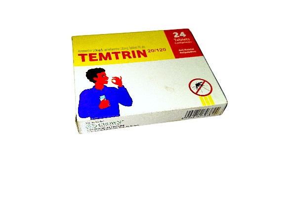 TEMTRIN TABLETS 24'S (ARTEMETHER 20MG & LUMETANTRINE 120MG)