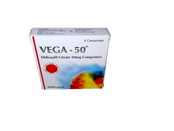 Vega Tabs 50mg 4's (sildenafil)