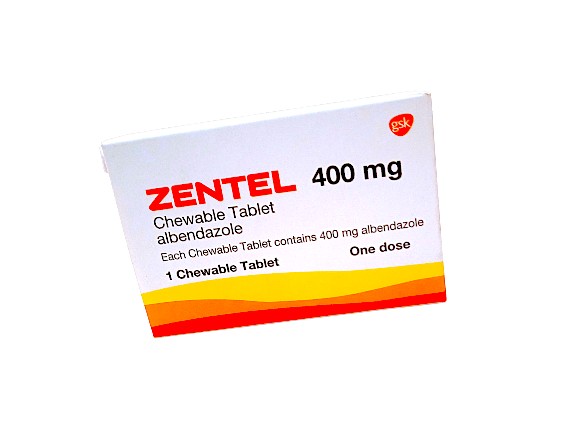 ZENTEL TABS 400MG 1S